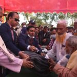 Blanket Distribution Among the Cold-Stricken People of Gaddimari