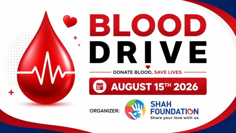 Blood Drive on August 15, 2026